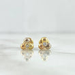 Stud Earrings Trio Beads 0.55gr / 18K Gold