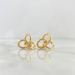 Stud Earrings Helice 1.7gr / 1.4mm Smooth Yellow Gold