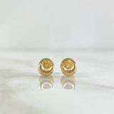 Topos Luna 0.45gr / 5mm Lisa Oro Amarillo 18K ©