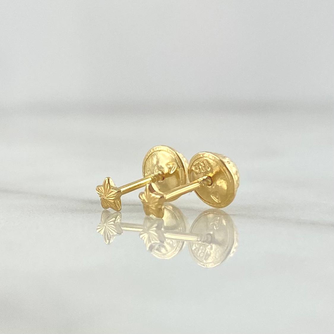 Topos Estrella 0.4gr / 4mm Oro Amarillo 18K