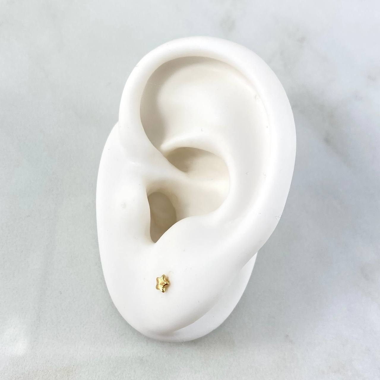 Topos Estrella 0.4gr / 4mm Oro Amarillo 18K
