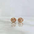 Topos GC 0.8gr / 8mm Diamantados Oro Rosa