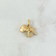 Dije Tres Gracias 0.9gr / 2cm / (Cruz-Corazón-Ancla) Oro Amarillo 18K *
