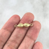 Herraje Ojos De Santa Lucia 0.6gr / 2.3cm / Oro Amarillo 18K ©