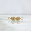 Herraje Ojos De Santa Lucia 0.6gr / 2.2cm / Oro Amarillo 18K