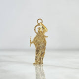 Dije Virgen Maria Auxiliadora 1.9gr / 3.2cm / Silueta Oro Amarillo ©