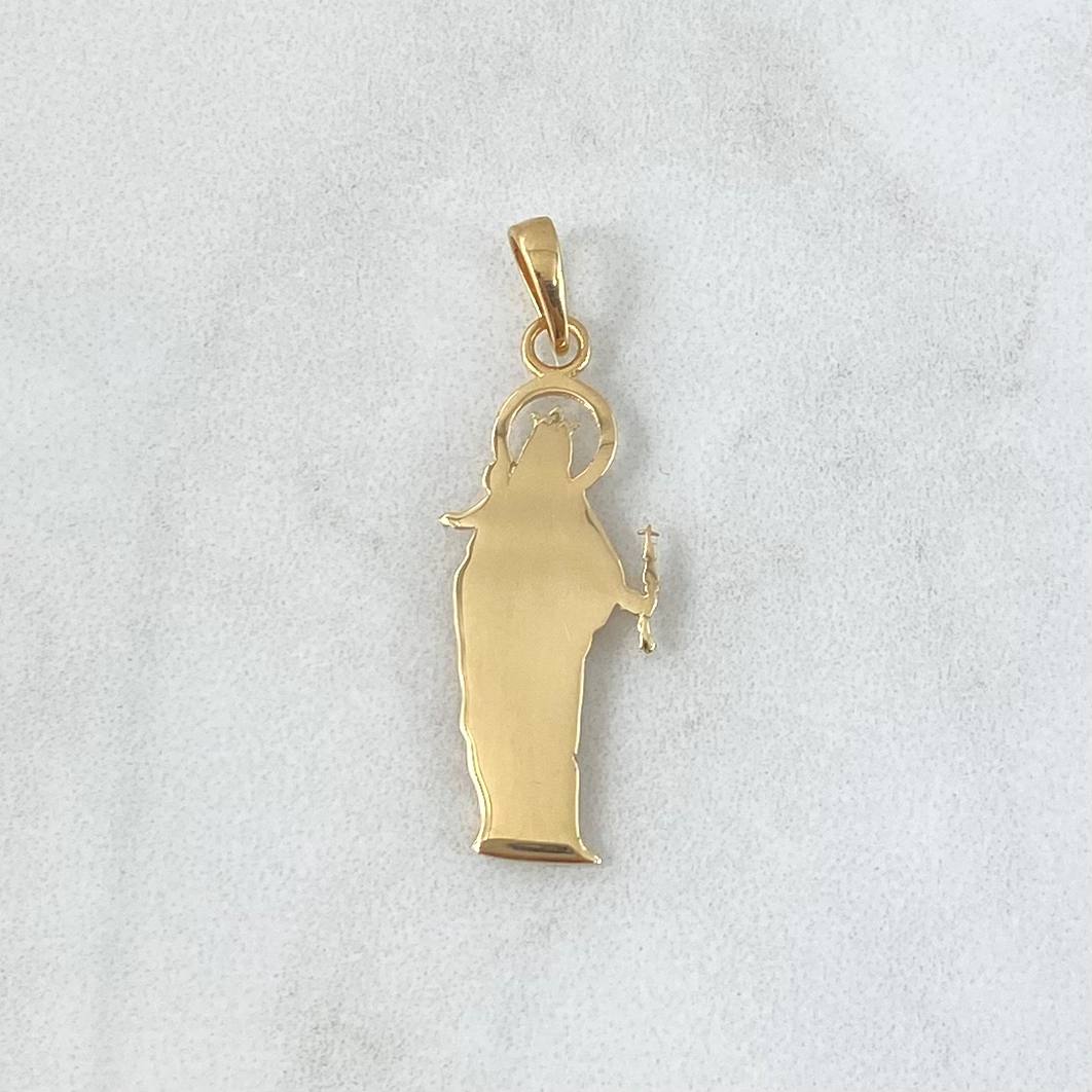 Dije Virgen Maria Auxiliadora 1.9gr / 3.2cm / Silueta Oro Amarillo ©