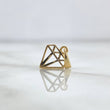 Pendant Diamond Silhouette 0.6gr / 1.5cm / Smooth Yellow Gold ©