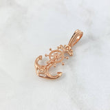 Dije Ancla Timon 5.05gr / 3.8cm / Movil Oro Rosa