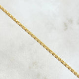 Pulso Franco 2.6gr / 21cm / 1.8mm Oro Amarillo +4 18K