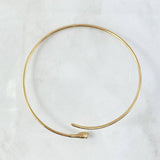 Pulso Aro Serpiente 5.8gr / 19cm / Circones Negros Oro Amarillo ©