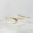Bracelet Snake Hoop 5.65gr / 21cm / Green Zircons Yellow Gold