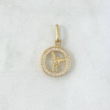Dije San Gabriel 1.1 g / 3/4 in Oro Amarillo 18K