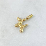 Pendant Perro Globo 0.5gr / 1.5cm / Yellow Gold Die-cut
