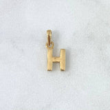 Pendant H Polished 0.65gr / 1.4cm / Yellow Gold