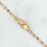 Pulso Bebé GC Placa Nube Angel 1.85gr / 5 3/4 in / 3.6mm Oro Amarillo 18K