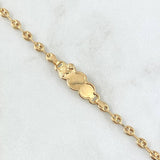 Pulso Bebé Gc Angel Nube Bordeada 1.95gr / 5 1/2 in / 3.6mm Oro Amarillo 18K *
