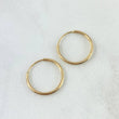 Hoop Earrings Hoop 0.5gr / 1.2cm / 18K Yellow Gold *