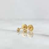 Topos Corazón 0.45gr / 4mm Oro Amarillo 18K