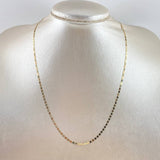 Flat Anchor Chain Mirror 1.65gr / 45cm / 2mm Polished Three Golds +3