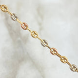 GC Bracelet 2.8gr / 7 3/4 in / Three Golds 18K *