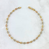 GC Bracelet 2.8gr / 7 3/4 in / Three Golds 18K *