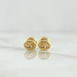 Stud Earrings GC Plain 0.45gr / 18K Gold
