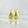 Topos Gota 3.25gr / 2cm / Lisa Broche Mariposa Oro Amarillo +4 18K *
