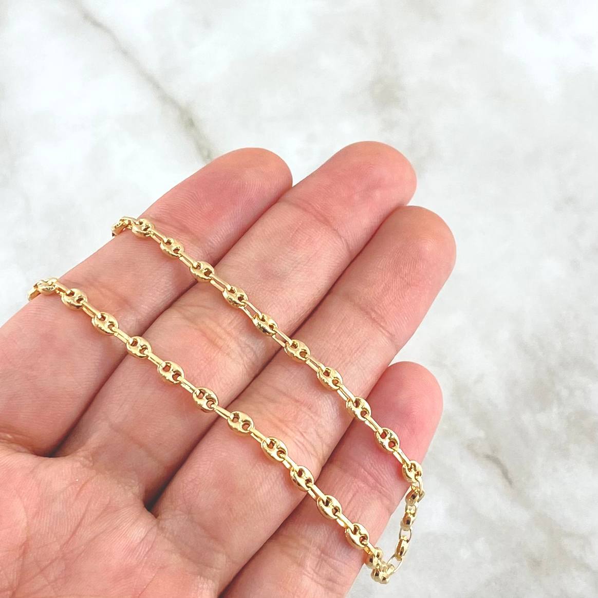 Cadena GC 4.85gr / 45cm-3.1mm Oro Amarillo 18K