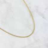 Cadena Lazo 2.2gr / 23 1/2 in / Oro Amarillo +3 18K ©