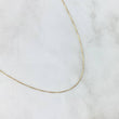 Cadena Veneciana 0.75g / 40cm / 0.8mm Oro Amarillo +3 18K