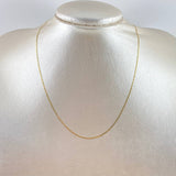 Flat Mariner Chain 1.5gr / 15.7in / +3 18K Gold