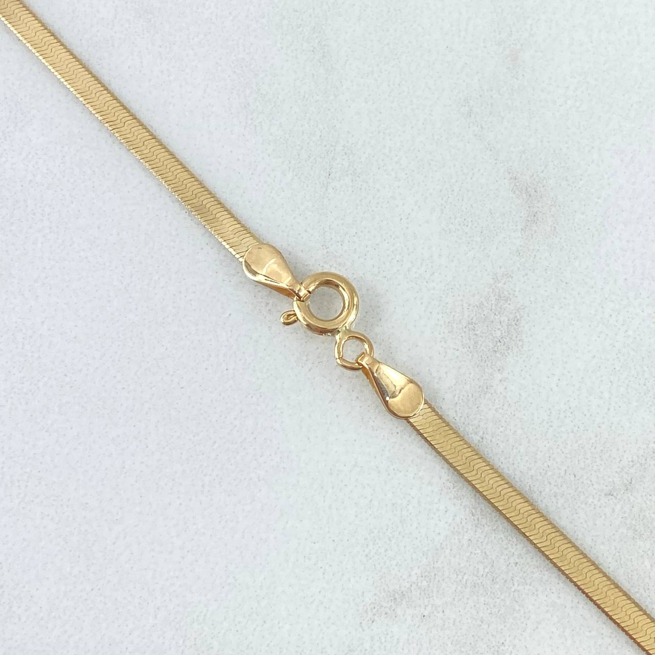 Cadena Espejo 4.05gr / 40cm / Oro Amarillo +3 18K !