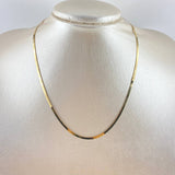 Cadena Espejo 4gr / 15 3/4 in / 2.3mm Oro Amarillo +3 18K *