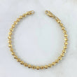 Pulso Militar Media Luna 5.45gr / 7 3/4 in / 4mm Oro Amarillo Nac.Esp. 18K *