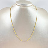 Cadena lazo 0.9gr / 17 3/4 in / 1.5mm Oro Amarillo +3 18K ©