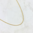 Cadena Lazo 0.9gr / 17 3/4 in / 1.2mm Oro Amarillo +3 18K *