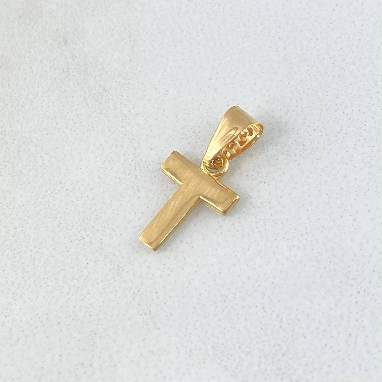 Pendant Letter T 0.35gr / 1.5cm Smooth Yellow Gold