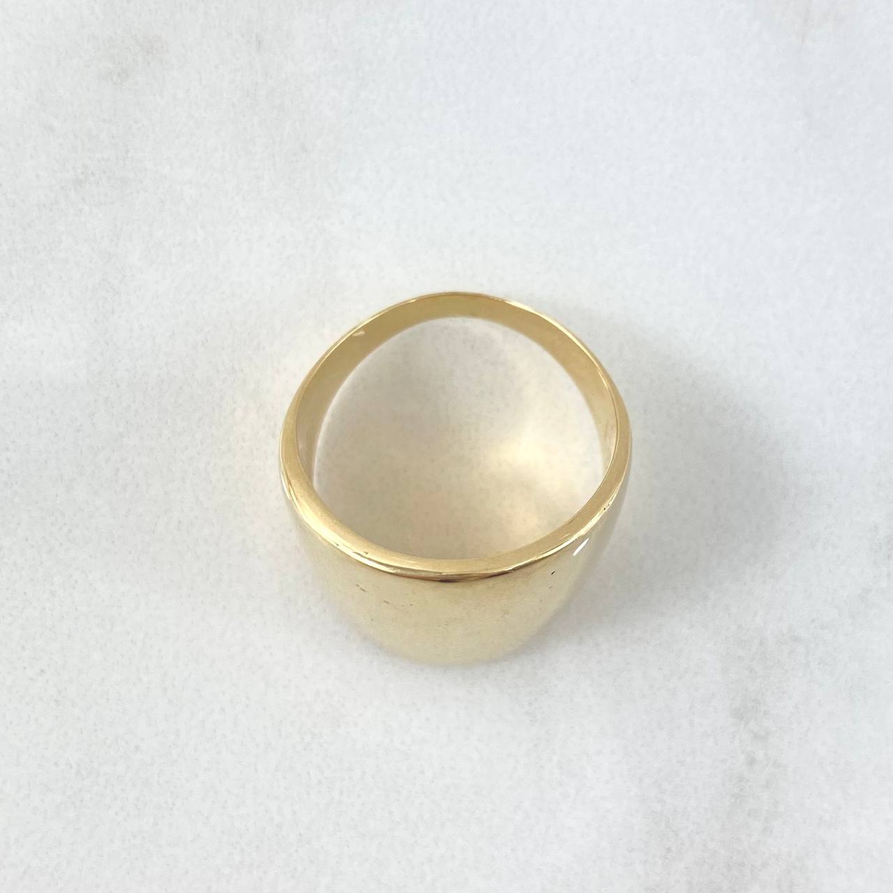 Smooth Ring 10.35gr / Size 8 / Yellow Gold
