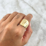 Smooth Ring 10.35gr / Size 8 / Yellow Gold