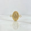 Charm Virgen Milagrosa 0.8gr / 1.7cm / Matte - Polished 18K Yellow Gold