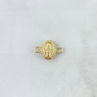 Charm Miraculous Virgin 0.5gr / 1.4cm / Matte - Plain Yellow Gold 18K