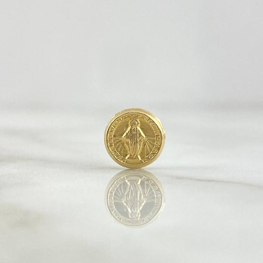 Herraje Virgen Milagrosa 0.4gr / 1/4 in / Oro Amarillo 18K *