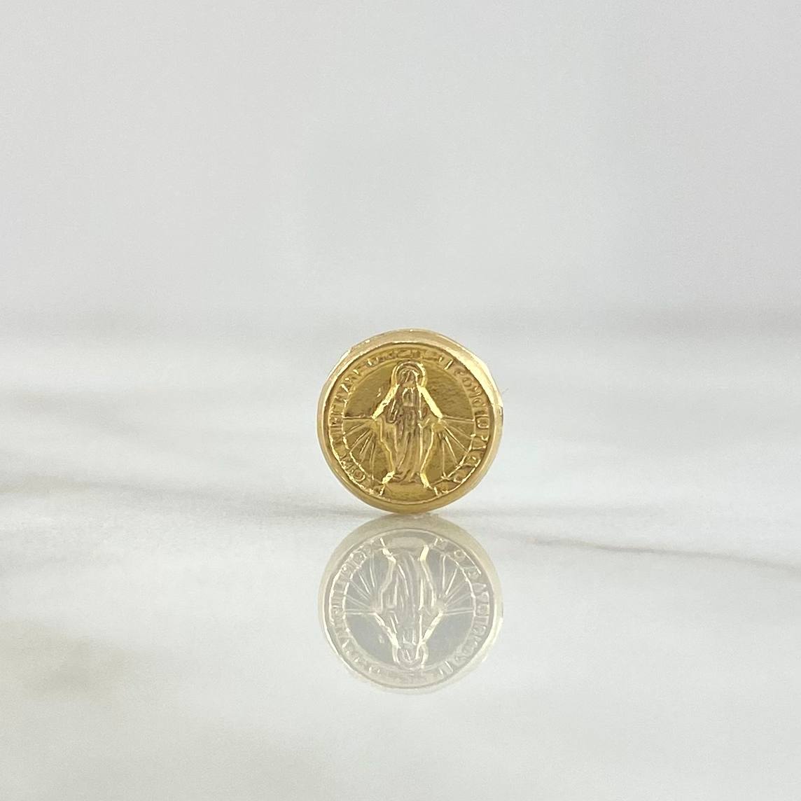 Herraje Virgen Milagrosa 0.35gr / 1/4 in / Oro Amarillo 18K ©
