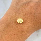 Herraje San Miguel 0.4gr / 1/4 in / Oro Amarillo 18K
