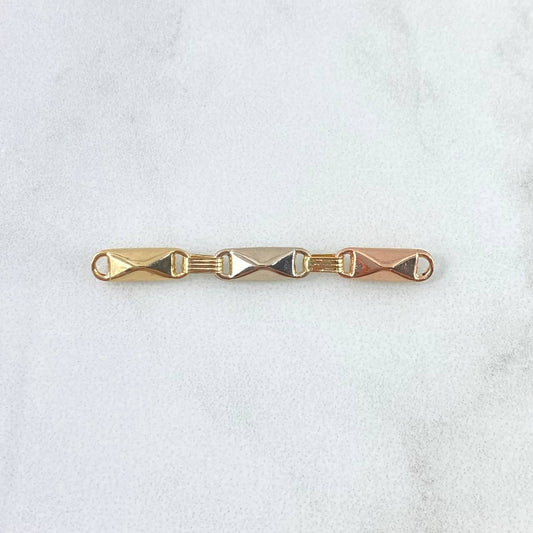 Charm Rustic Adige Crossed Scrap 0.75gr / 3.6cm / Tres Oros 18K