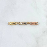 Charm Rustic Adige Crossed Scrap 0.75gr / 3.6cm / Tres Oros 18K