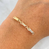 Charm Rustic Tribal Scrap 0.6gr / 3cm / Tres Oros 18K