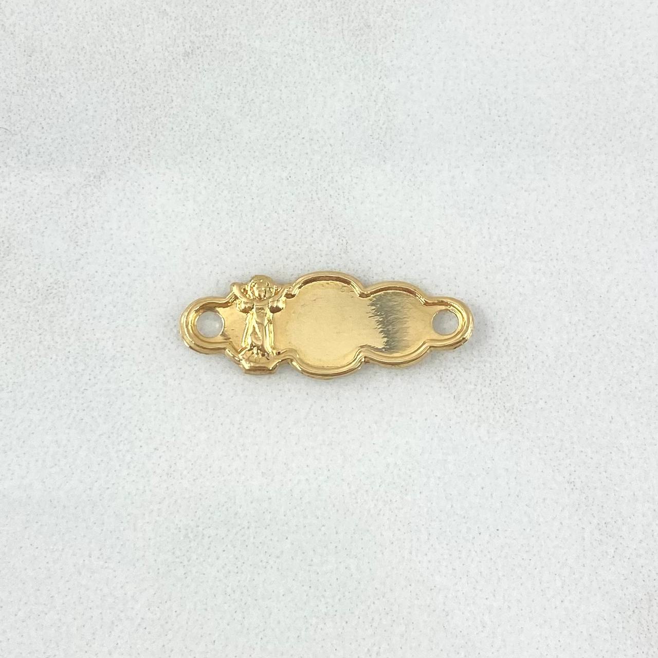 Charm Cloud Plate 0.55gr / 2.2cm / Divine Child 18K Yellow Gold