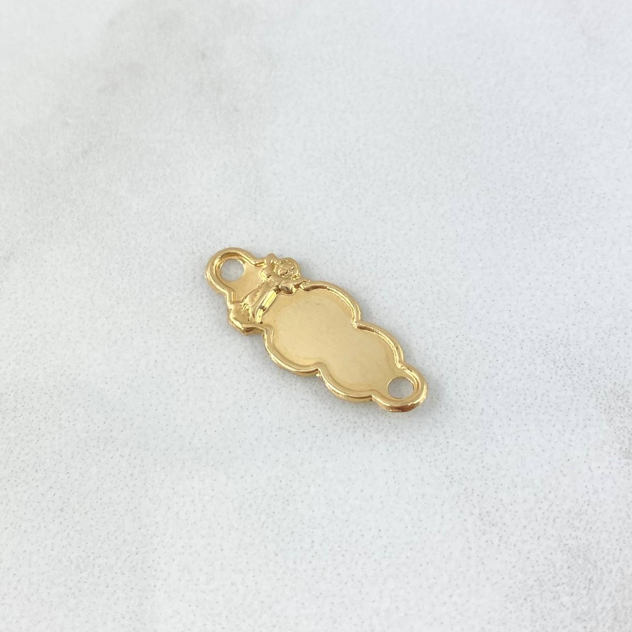 Charm Nuble Plate 0.6gr / 0.9in / Divino Niño 18K Gold ©